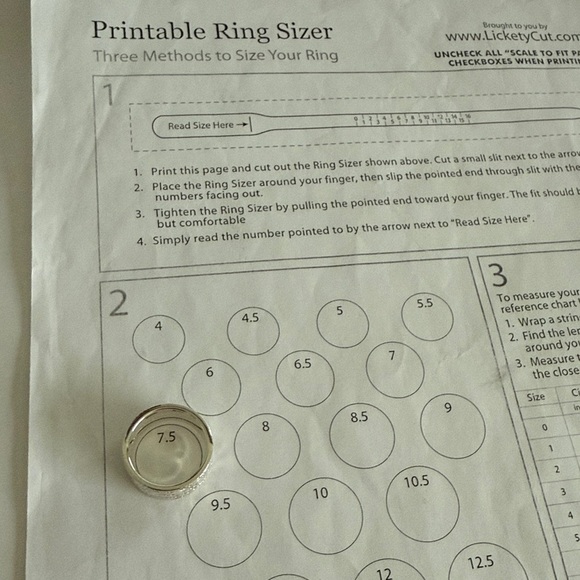 🩵8 1/2 Tiffany & Co. Wide Notes 727 Fifth Ave New York Ring Band - RETIRED RING - Picture 12 of 14